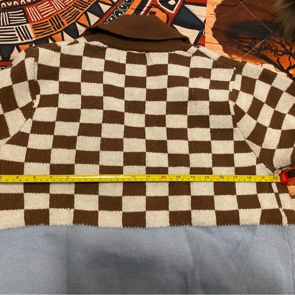 Patchwork check cardigan - Picture 3 of 5